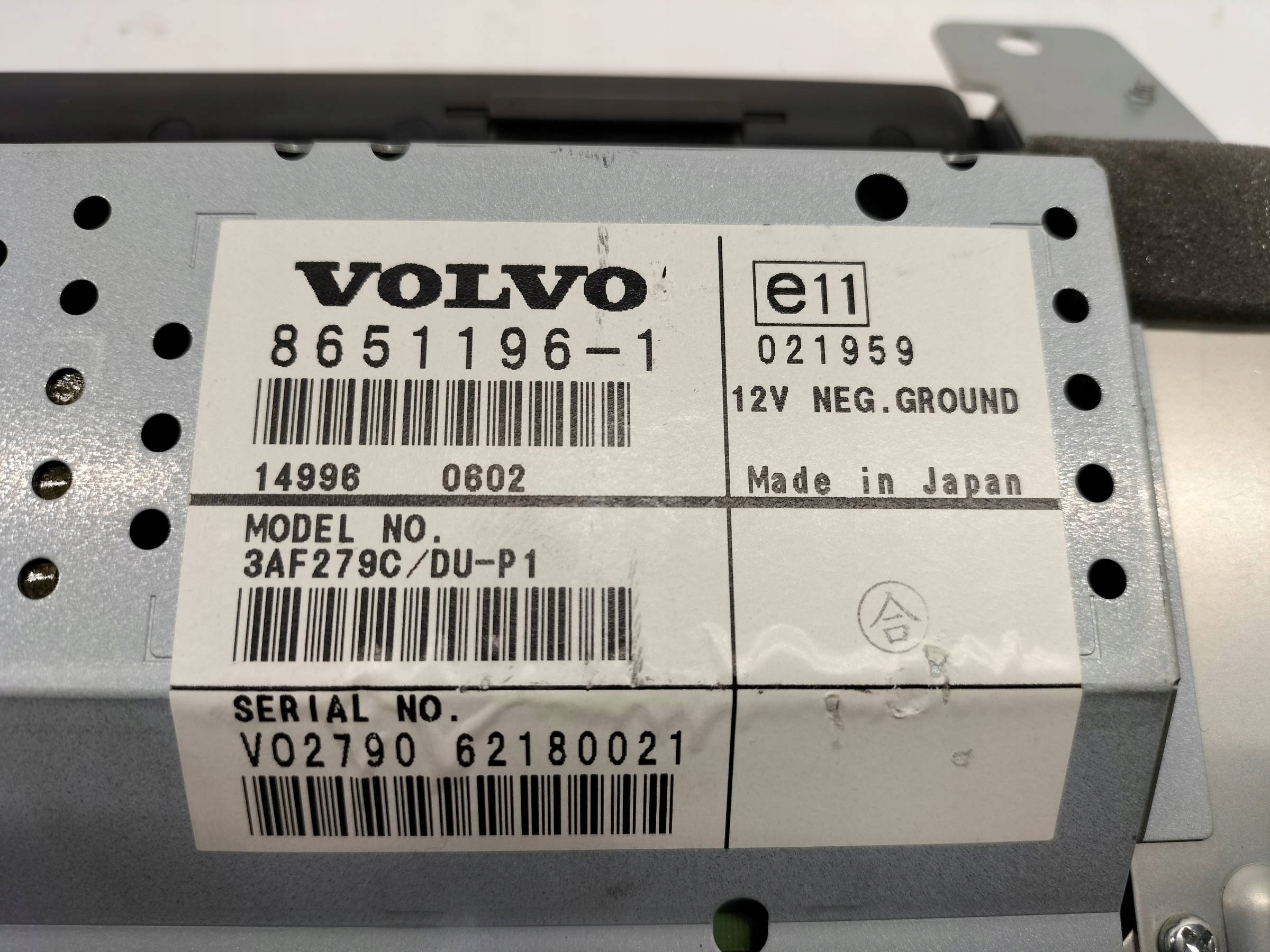 display 8651196 Volvo S40 II (2004-2012)