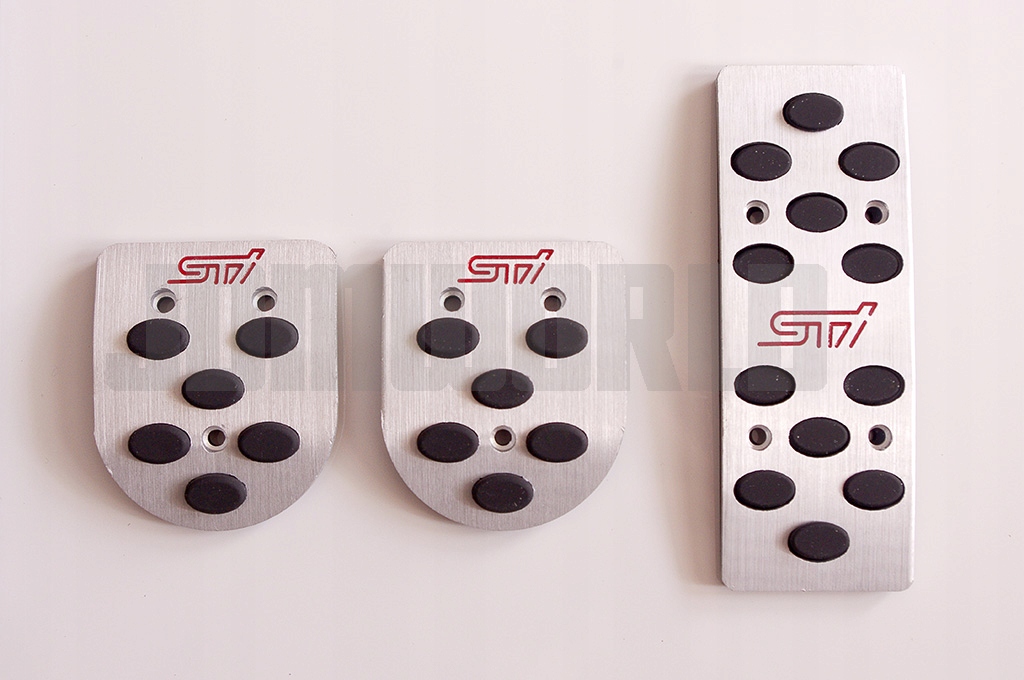 NAKŁADKI NA PEDAŁY SUBARU STI ALUMINIUM MANUAL Waga produktu z opakowaniem jednostkowym 0.3 kg