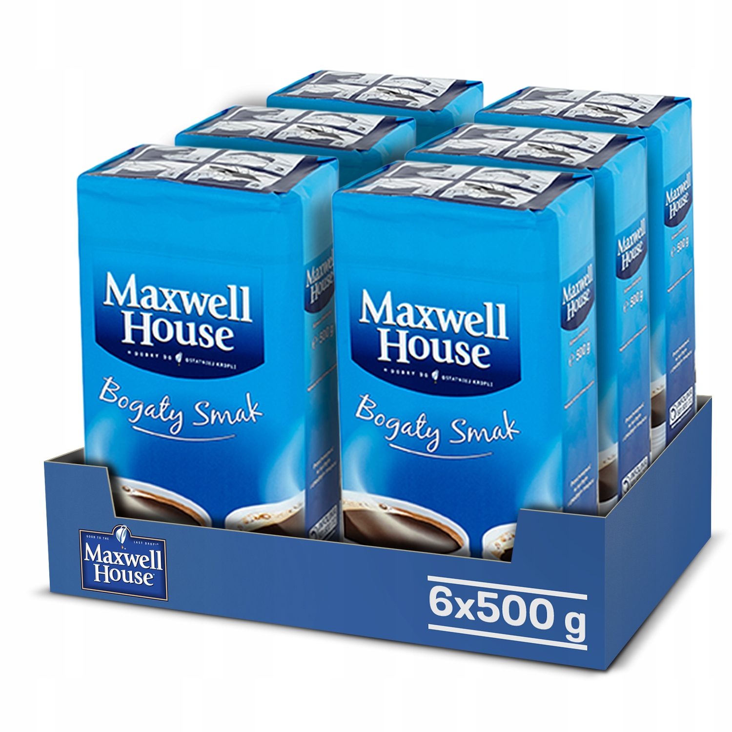 Kawa mielona Maxwell House 3kg (6x 500g Bogaty Smak