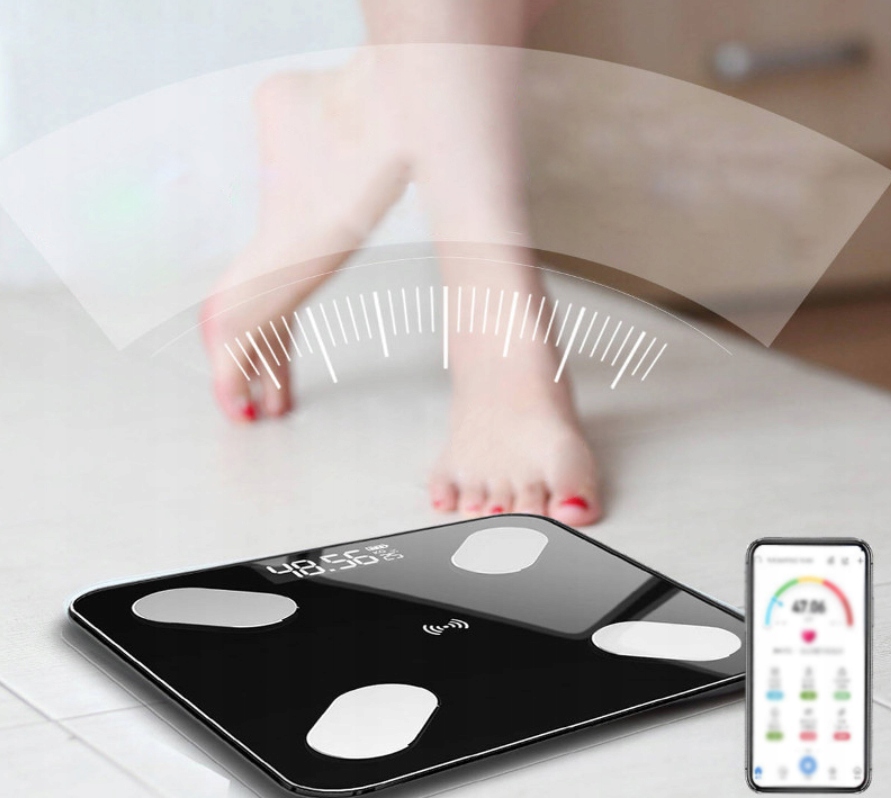 Весы для ванной комнаты Bluetooth аналитическая интеллектуальная модель D505
