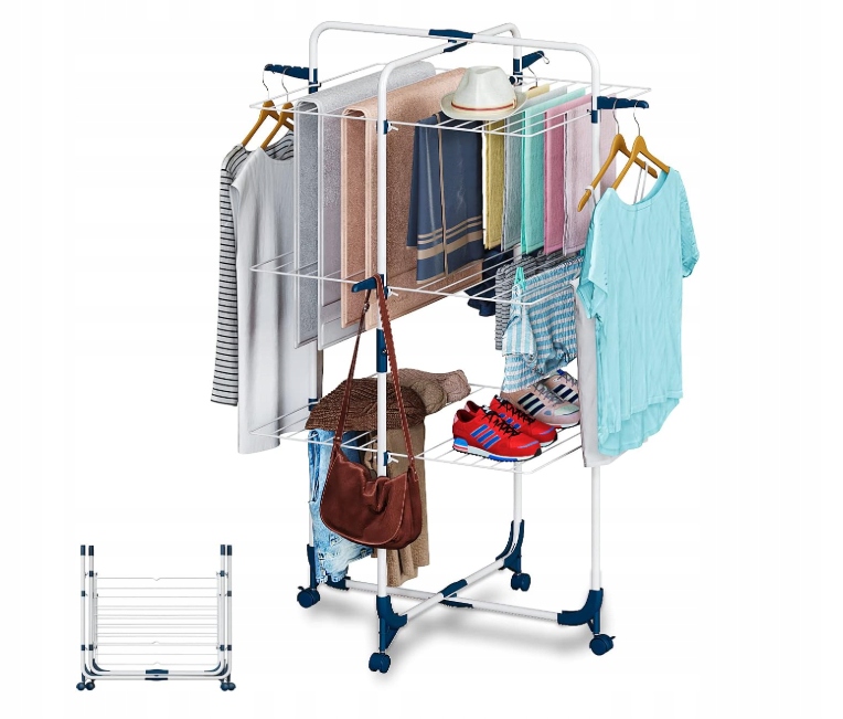 Levně Sušák skládací Johgee 3-úrovňový