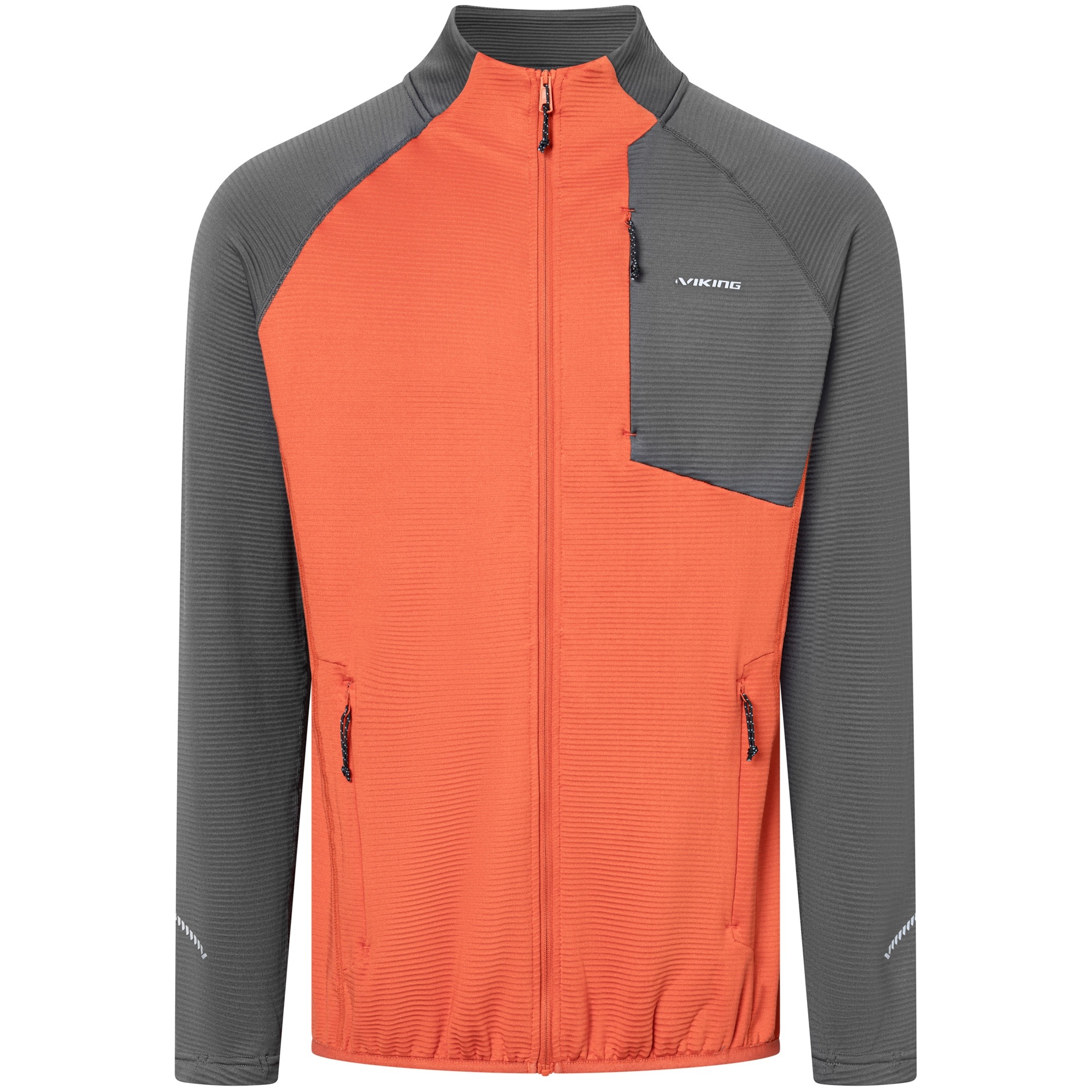 Bluza męska Viking Birger Man rozpinana pomarańczowo-szara r. L
