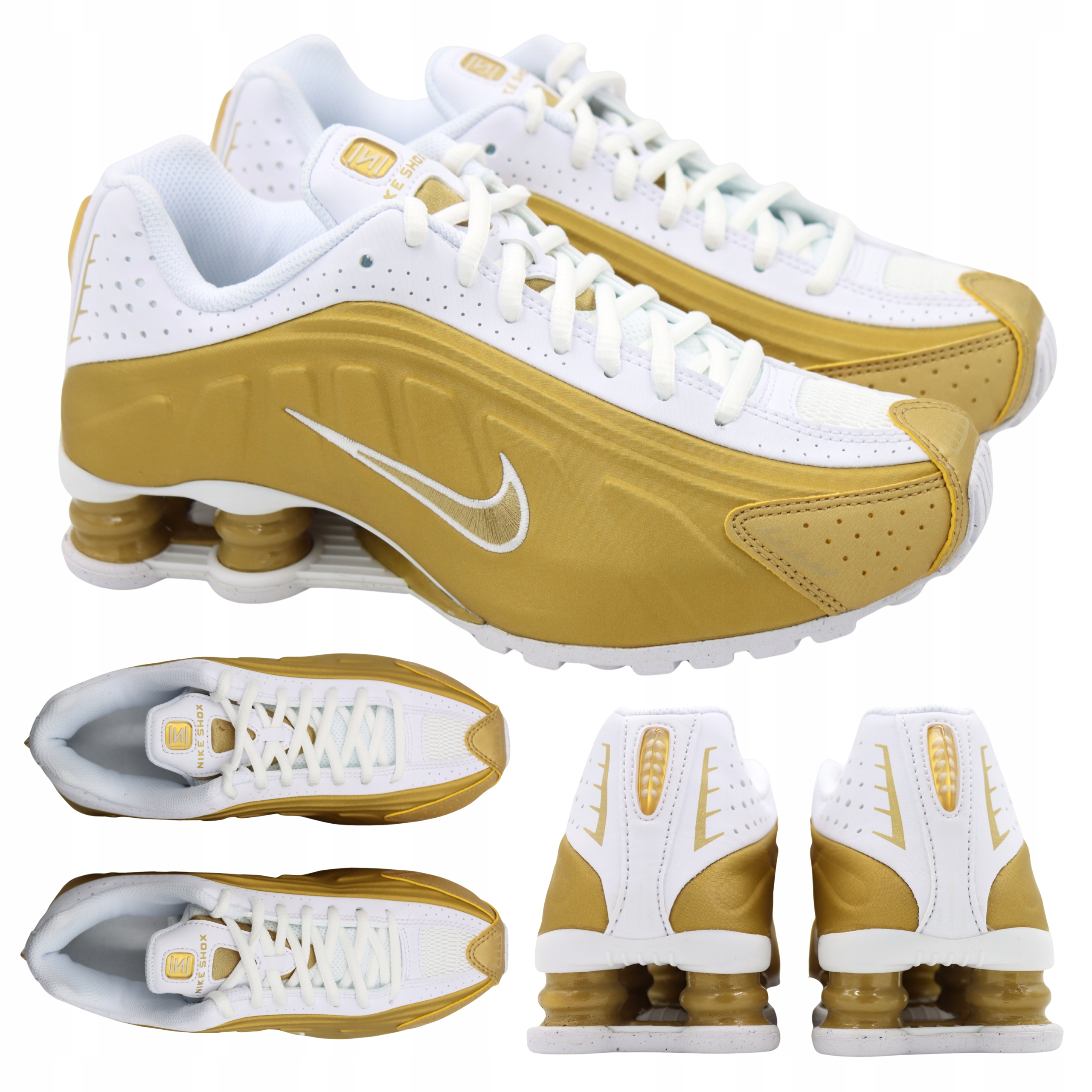 Pro Mládež Pohodlné Retro Sportovní Boty Nike Shox R4 Gs CW2626 700 vel.