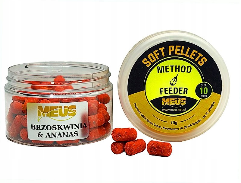 Soft pellets 10 mm brzoskwinia & ananas/70g