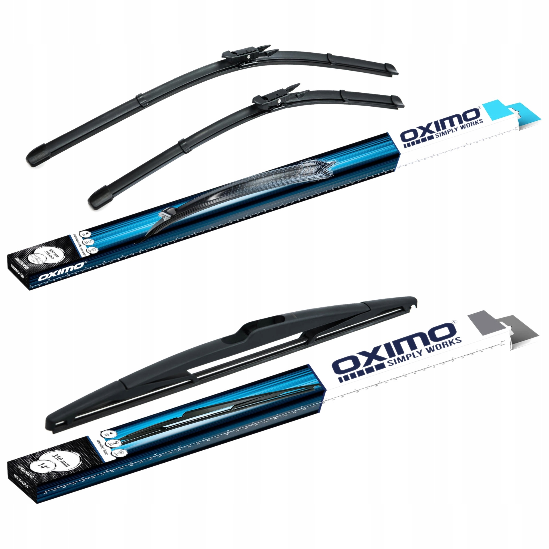 Wycieraczki do szyb Oximo Volvo XC90 (I) Suv 05/01-15/09 Przód+tył