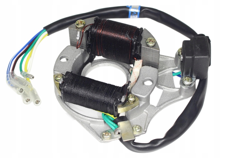APARAT ZAPŁONOWY STATOR ATV 110 2 CEWKI 5 KABLI TZ