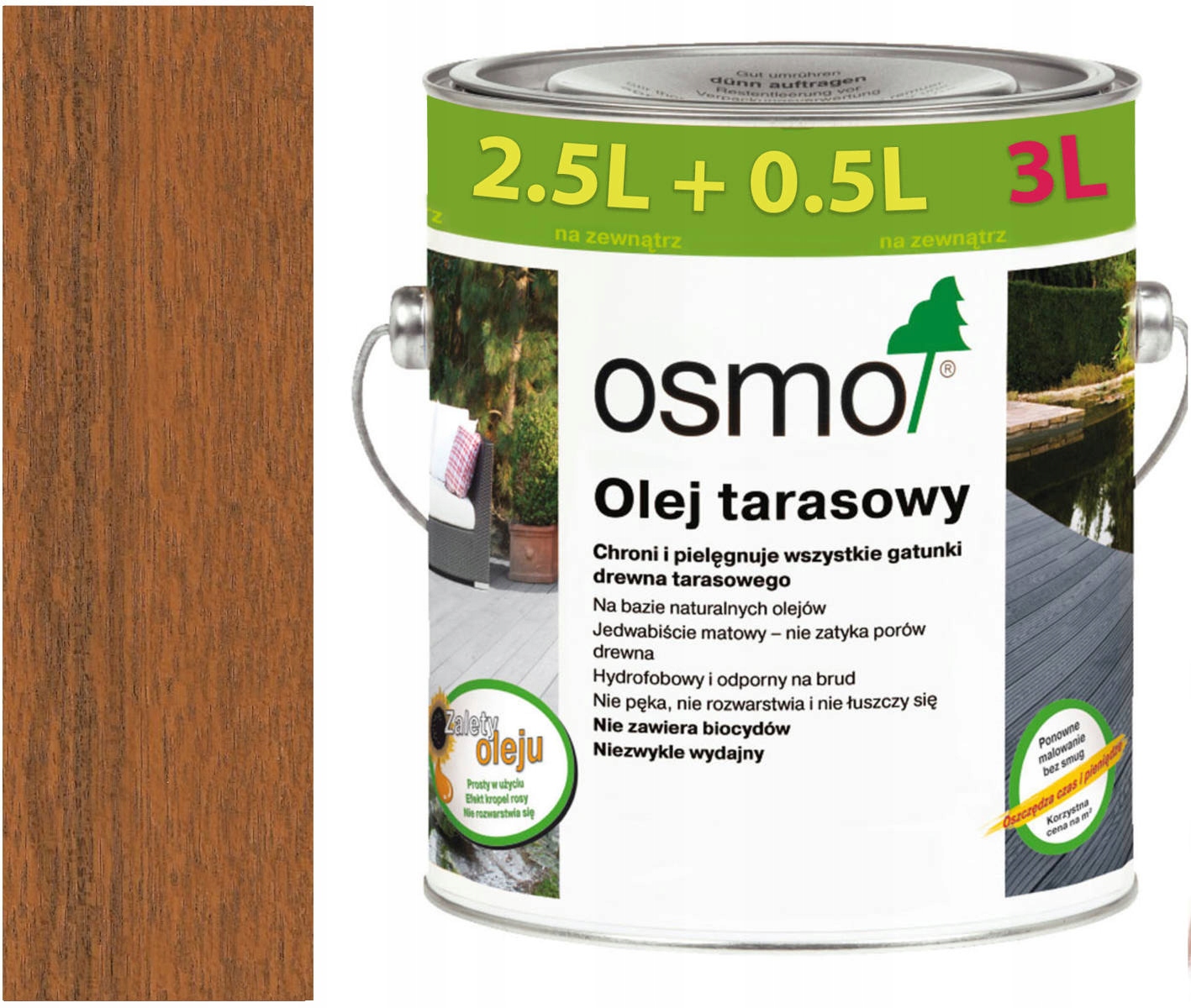 Olej tarasowy Osmo 006 do Drewna Bangkirai 3L