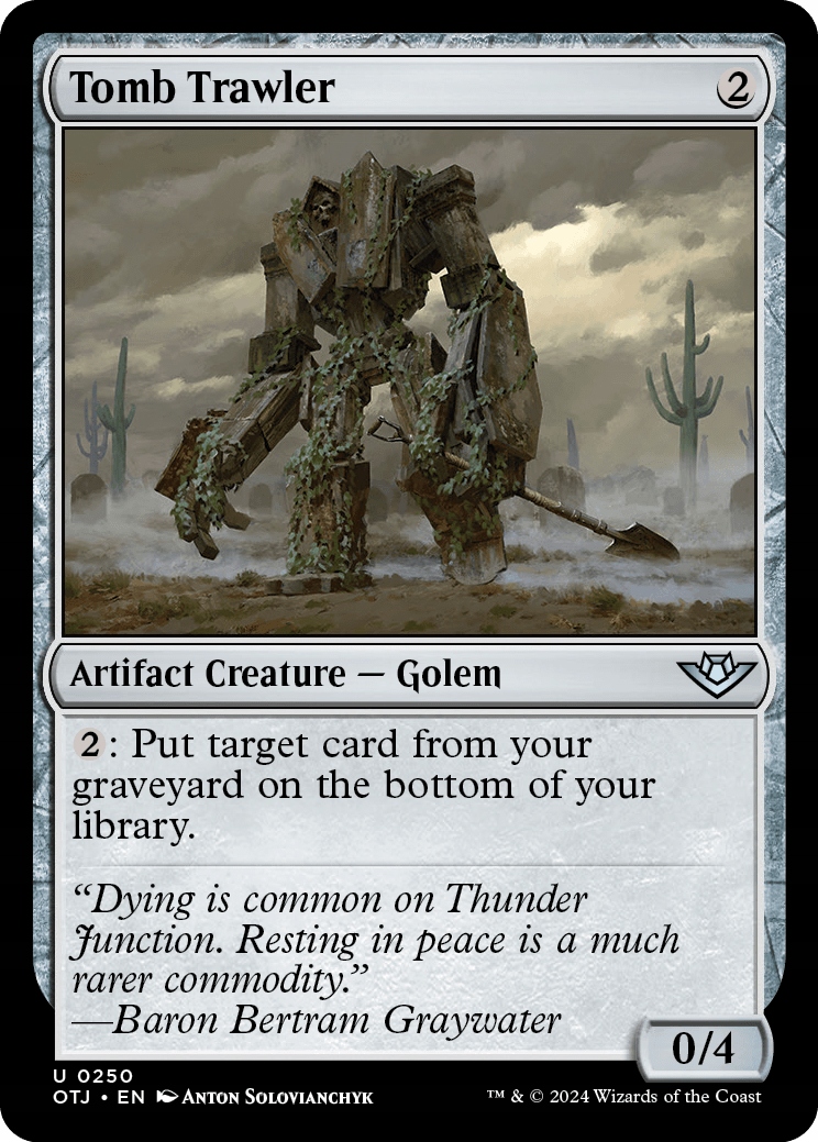 Mtg 2x Tomb Trawler (u)