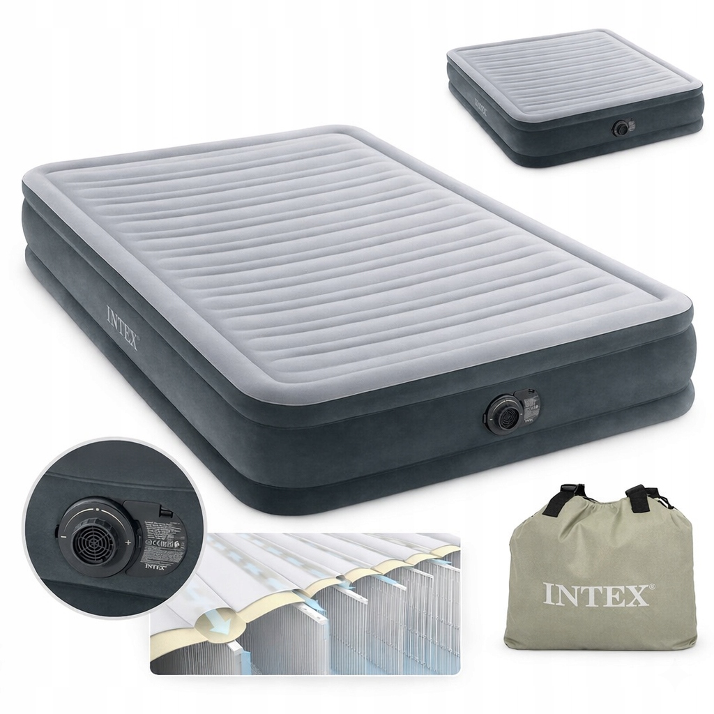 Matrace Postel 203x152 cm s pumpou pro dvě osoby