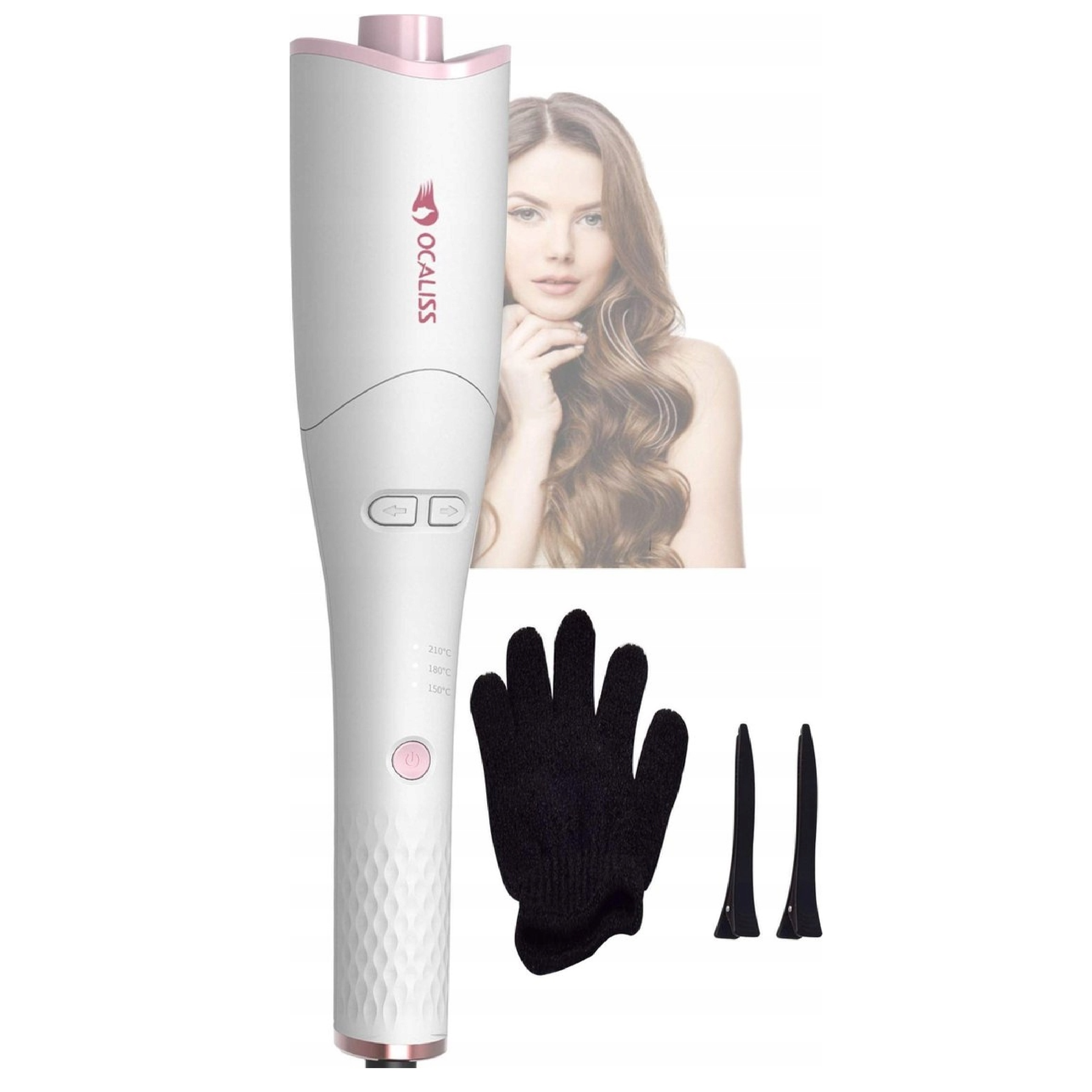 Automatická rotační kulma na vlasy Ocaliss keramická