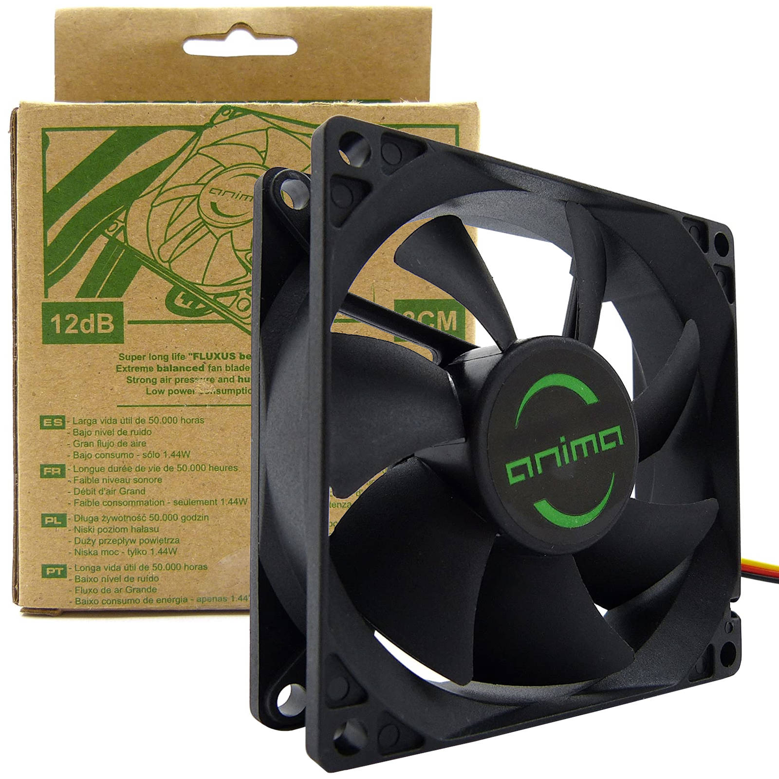 

Wentylator Tacens Anima AF8 12V 12DB 1800RPM 8 CM