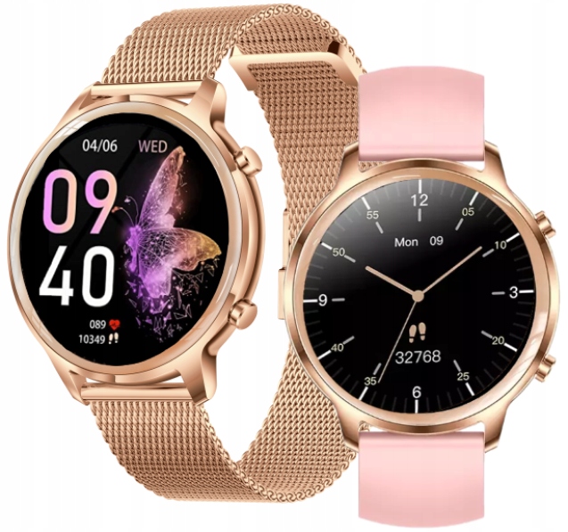 SMARTWATCH DAMSKI ZEGAREK ROZMOWY CIŚNIENIE POLSKI