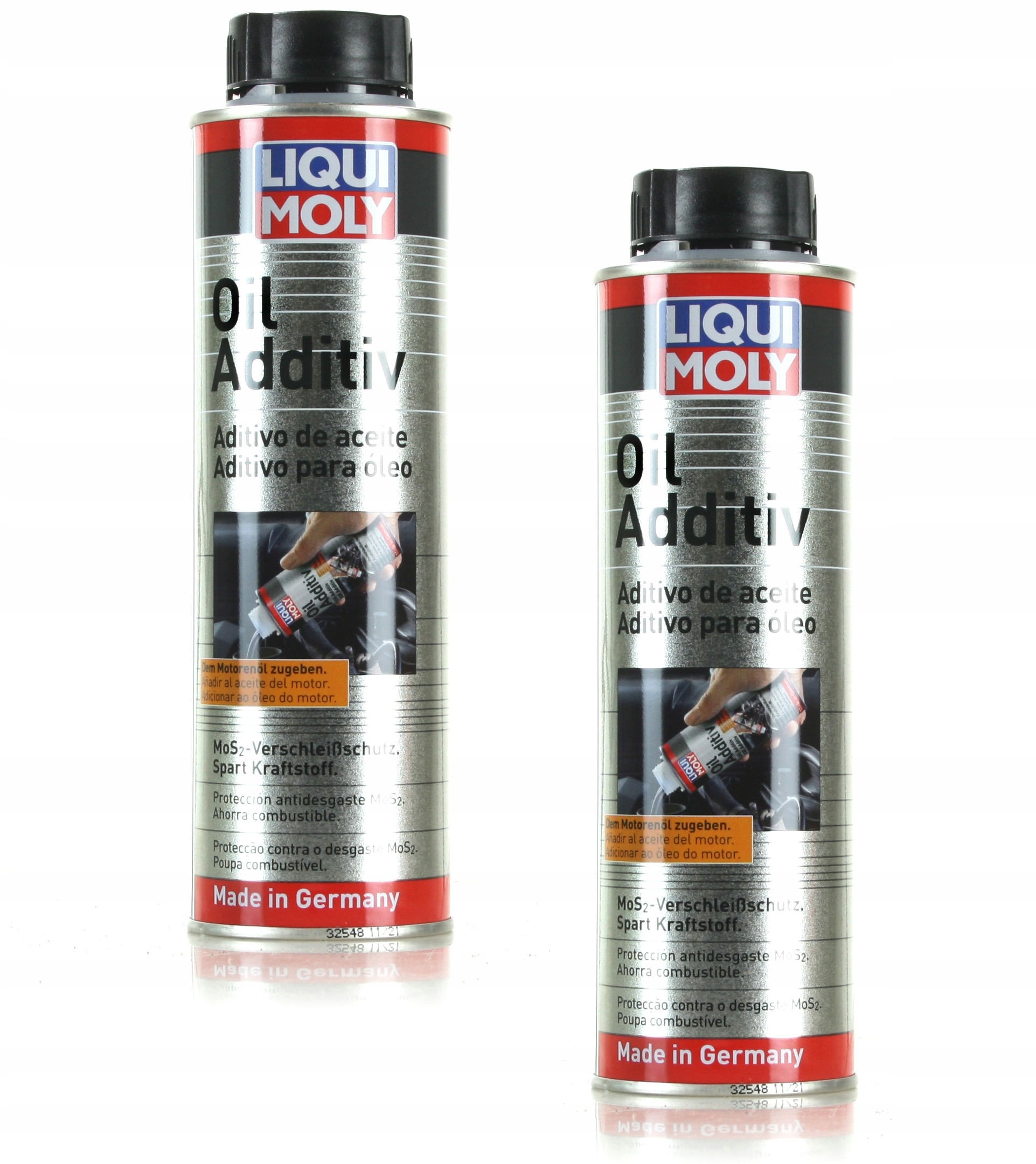 2x Liqui Moly Środek Do Oleju z MOS2 300ml Zmniejsza Tarcie
