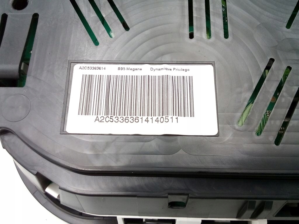 Renault Megane III 3 1.5 DCI diesel dials dials display