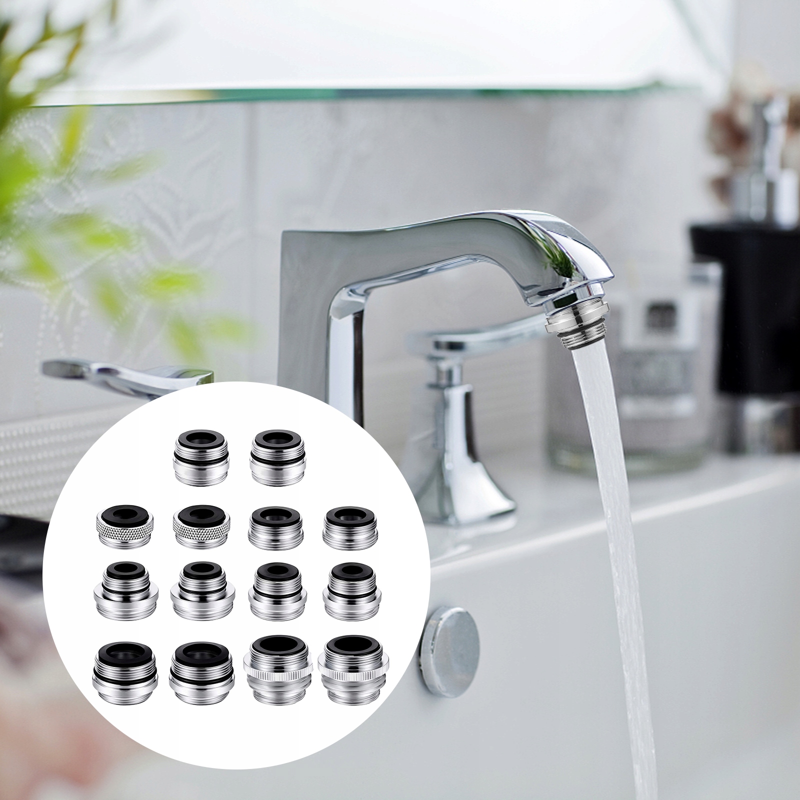 Sink Hose Faucet Adapter 2 Sets/14 Marka bez marki