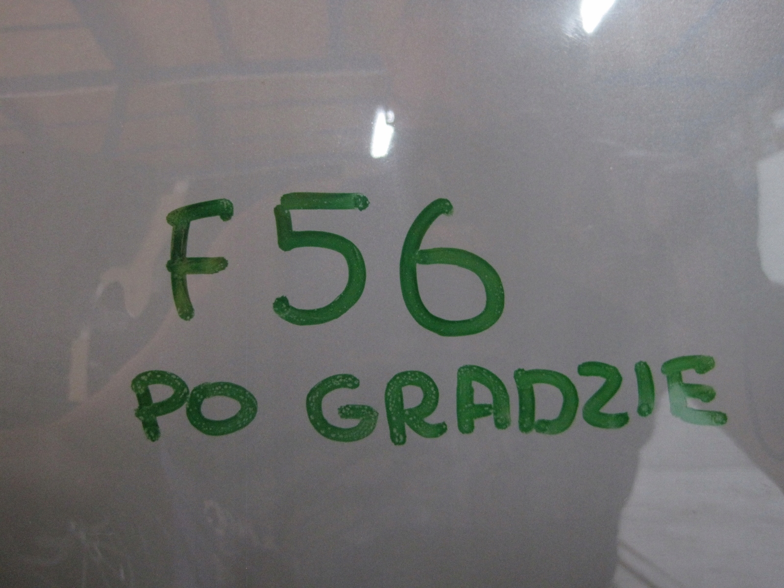 CAPOT MINI F56 APRÈS LA GRÊLE