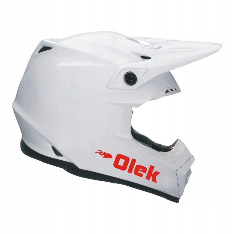 Twoje IMIĘ Ksywa naklejki na kask RÓŻNE IMIONA Rozmiar inny