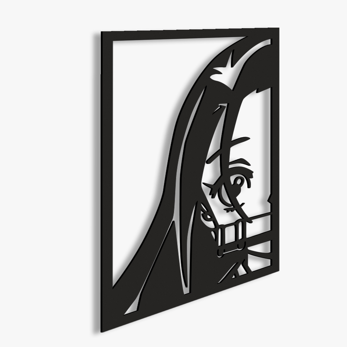 Nezuko Tanjiro Meč zabijáka démonů Obraz anime Panel 3D Dárek