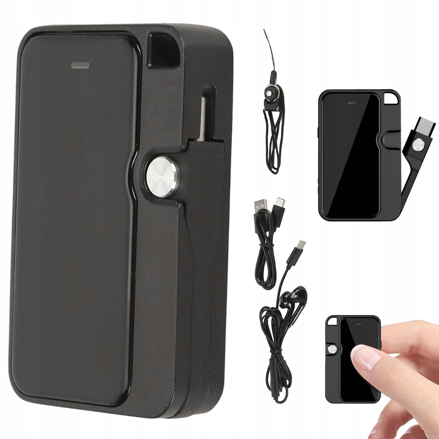 DYKTAFON MINI MAŁY SZPIEGOWSKI PODSŁUCH 32GB 0TG AKTYWACJA GŁOSEM MAGNES
