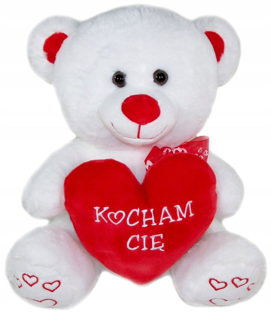 

Duży Miś z sercem Kocham Cię - 25cm Walentynki