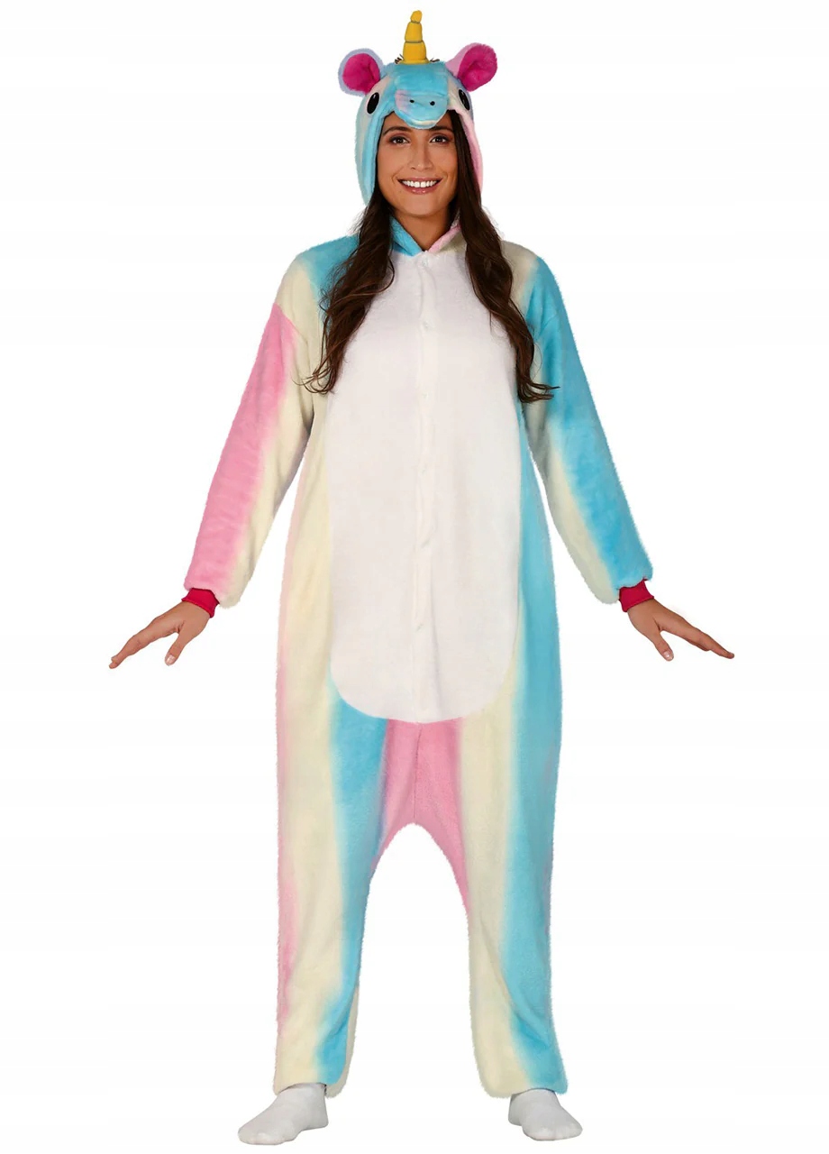 Kostým Jednorožce Kigurumi Kombinéza Dámské pyžamo Jednodílné L