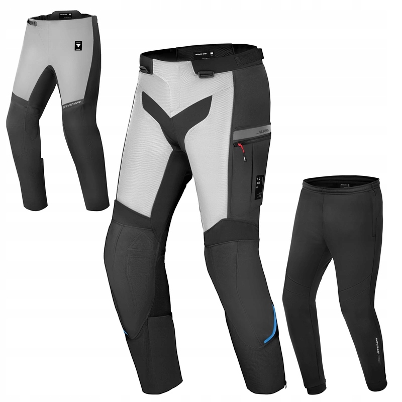 Turistické motocyklové nohavice Shima Alpha Blue mesh zateplenie Darčeky