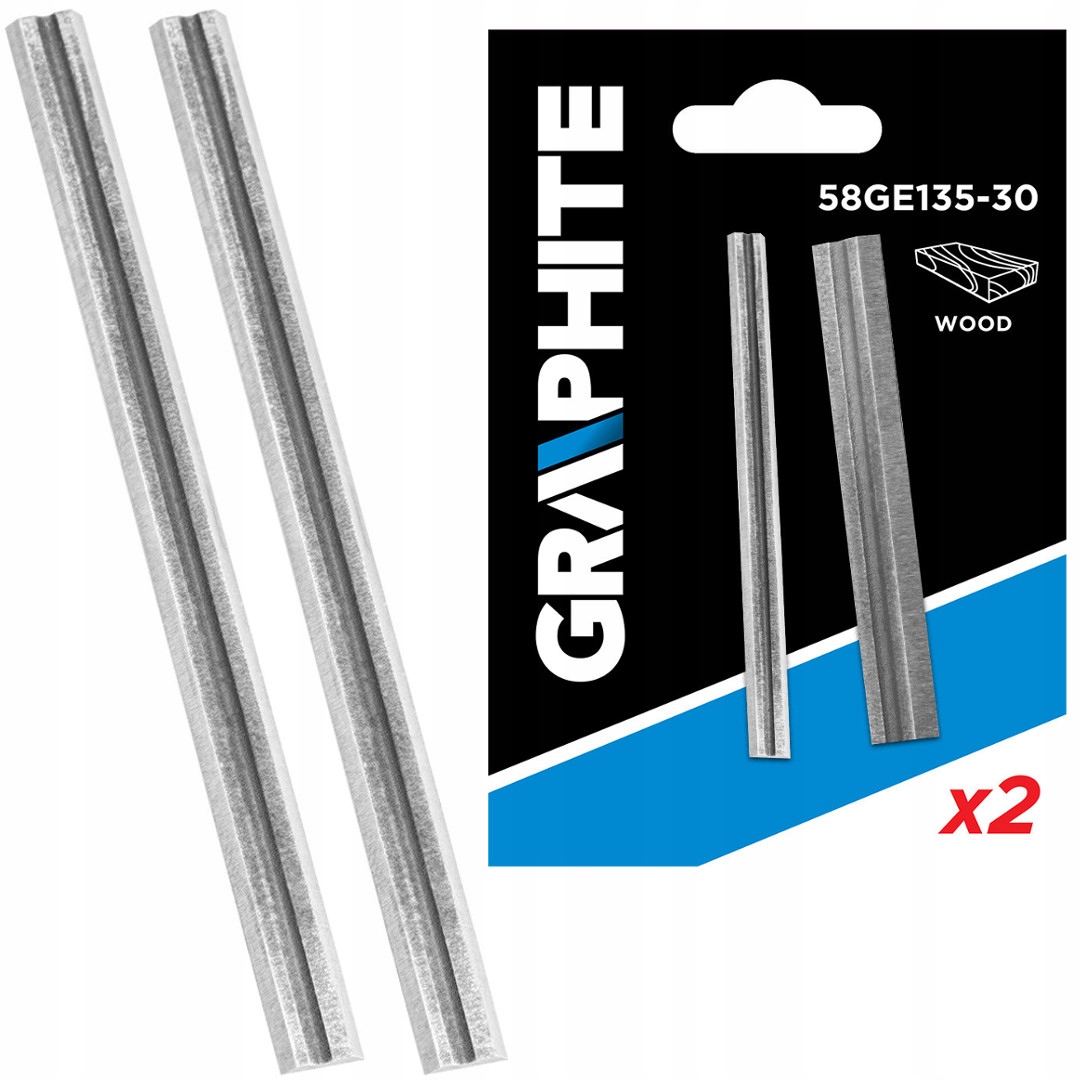 

Graphite Ostrza Noże Do Struga 82 mm 58GE135-30