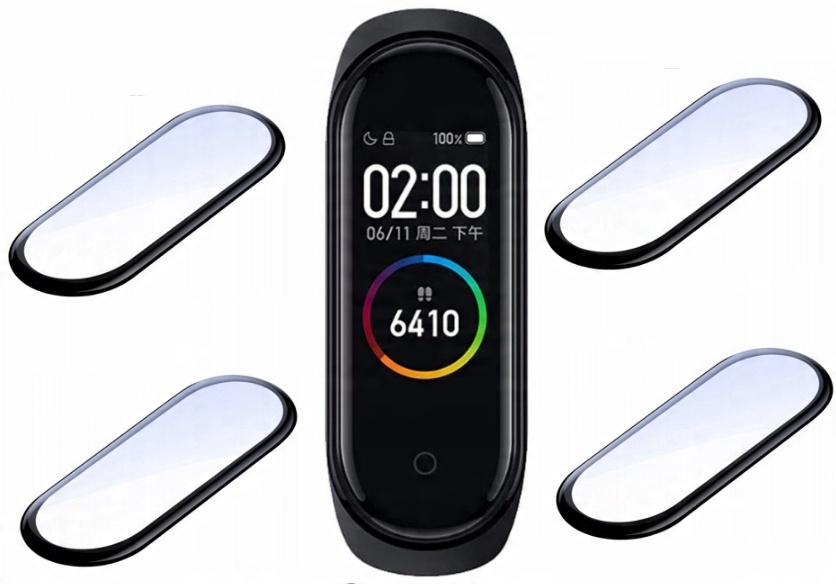 

4x Szkło Hybrydowe do Xiaomi Mi Band 4/5/6/ Nfc