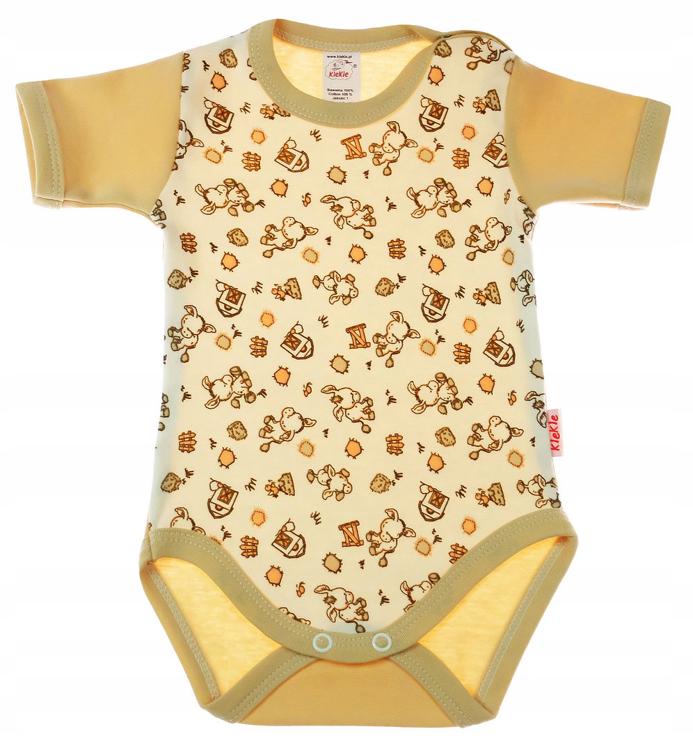 

Body Krótki rękaw 100% Bawełna r 98 Klekle