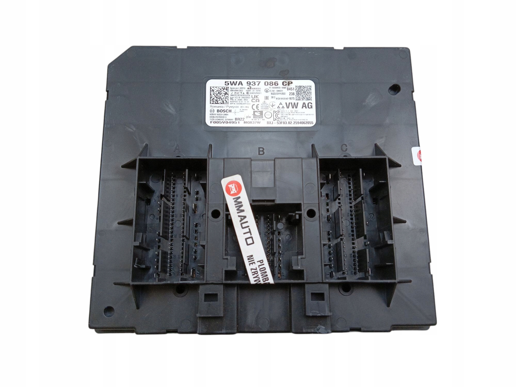 control unit comfort control unit SEAT LEON IV 5WA937086CP