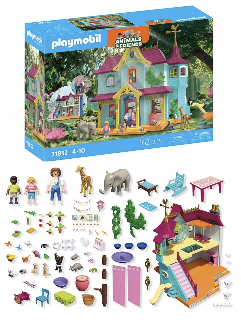Playmobil 71852 Kolorowa willa dla zwierząt