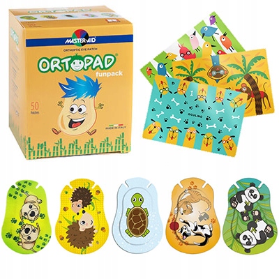Ortopad Happy Fun Pack Medium x 50 ściereczka
