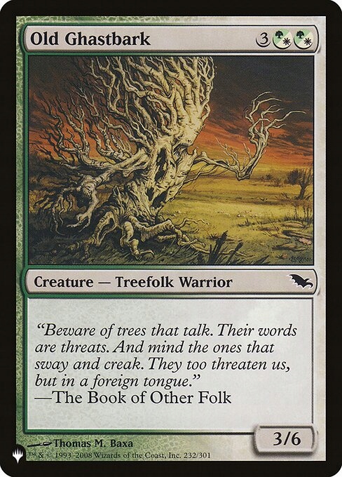 MtG: Old Ghastbark (ist)