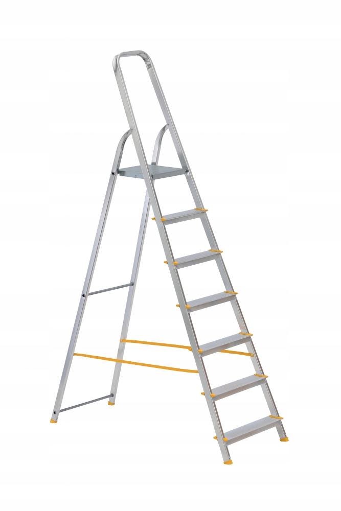 Alve Jednostranné schodíky hliníkové 1917 Hobby 7 stupňov 1,41 m