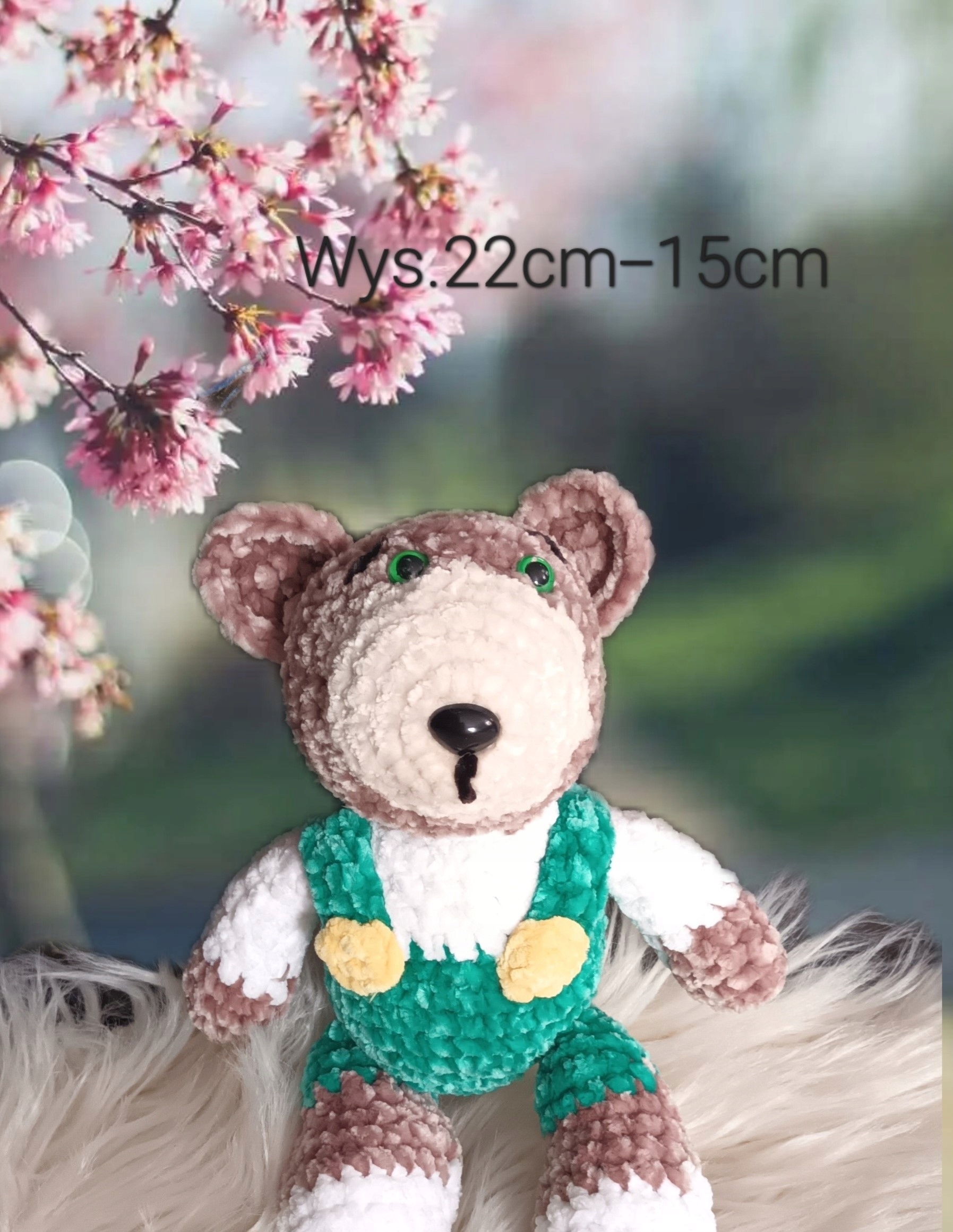 Plyšák na háčkování