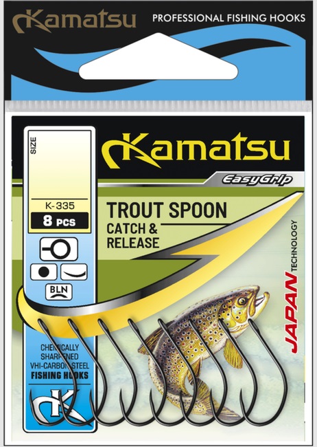 Haczyk Kamatsu Trout Spoon r.2 8szt.