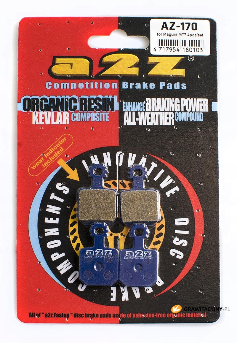 Klocki Hamulcowe a2z Magura MT7 Blue