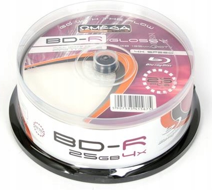 Omega Bd-r 25 Gb 4x 25 sztuk (41567)