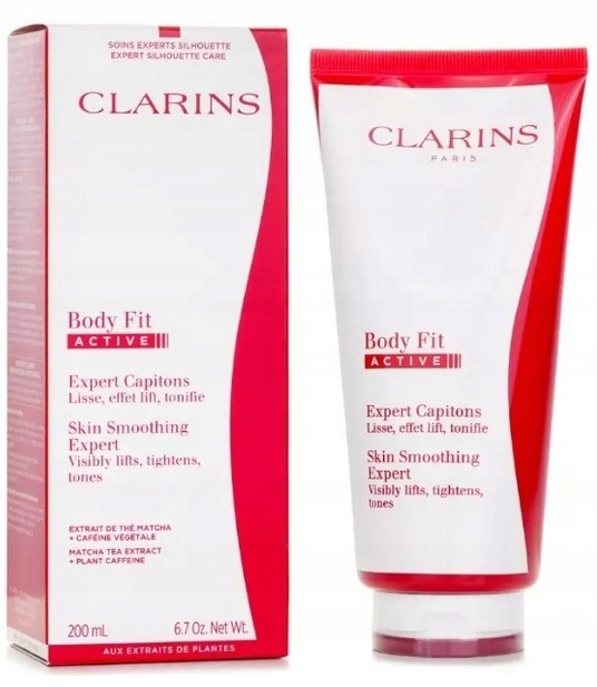 Clarins Body Fit Active Skin Smoothing Expert krem ujędrniający 200ml oryg