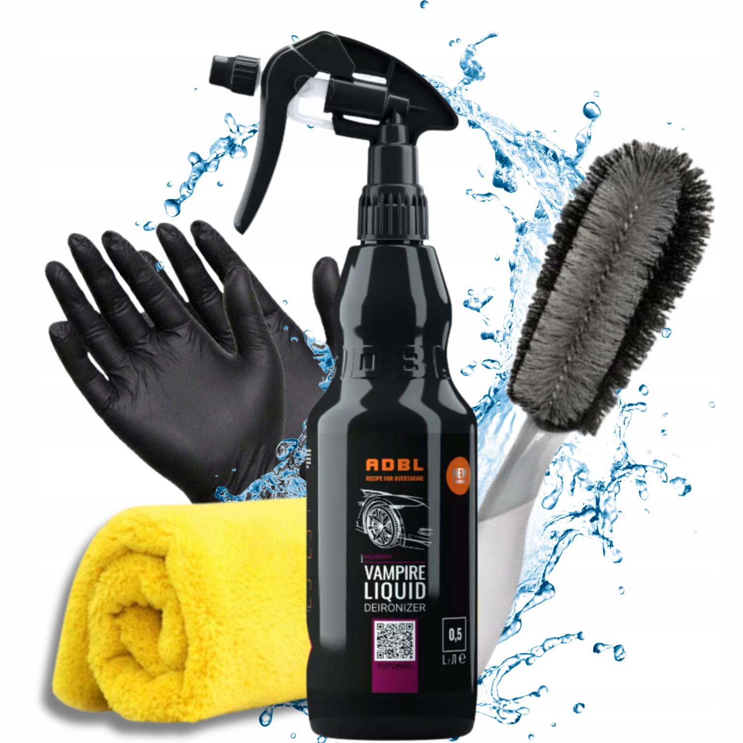 Adbl Vampire Liquid 500ML Płyn Do Mycia Felg Krwawa Felga Szczotka