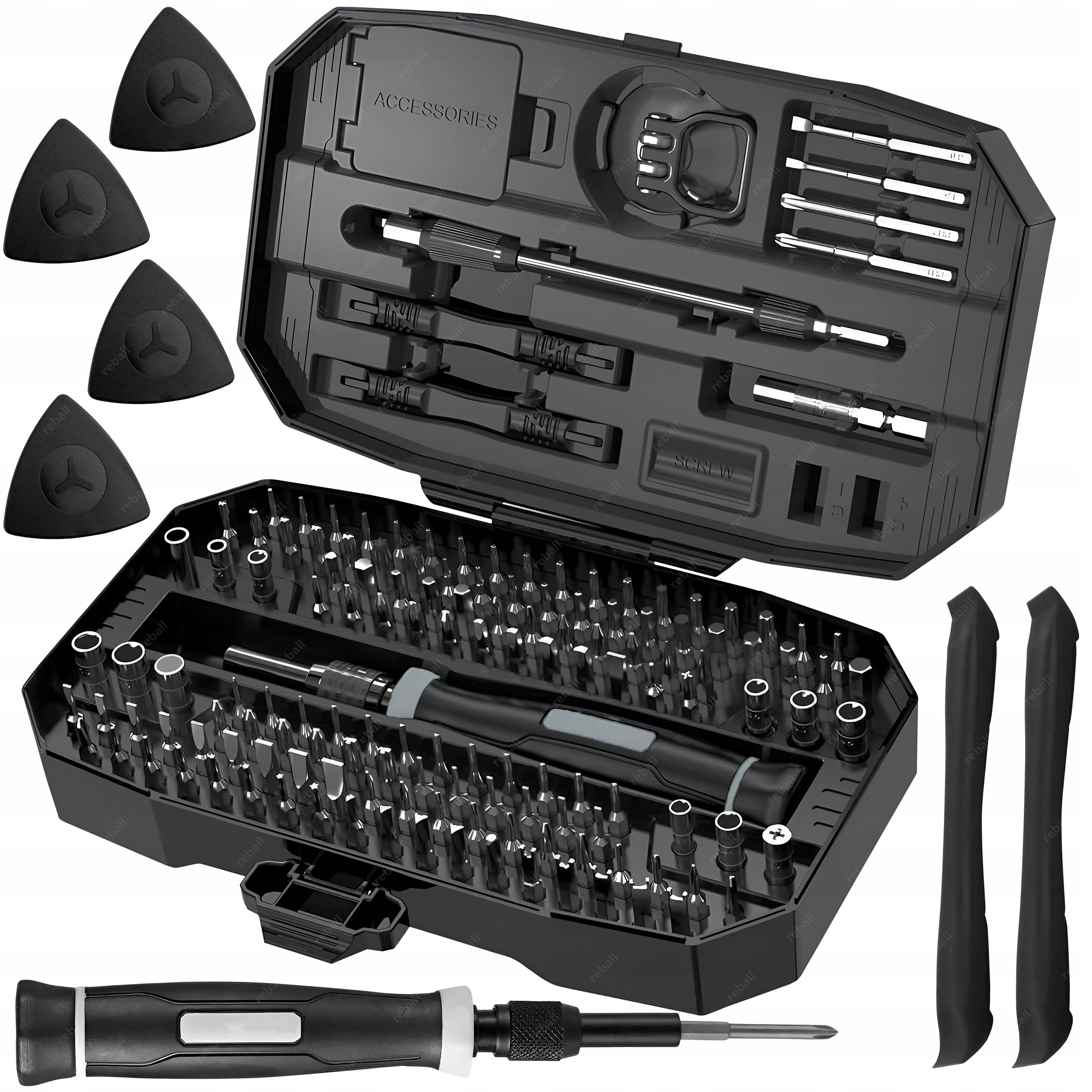 Sada Přesných Šroubováků Bitů Nástroje Šroubováky 152v1 Jako Dárek