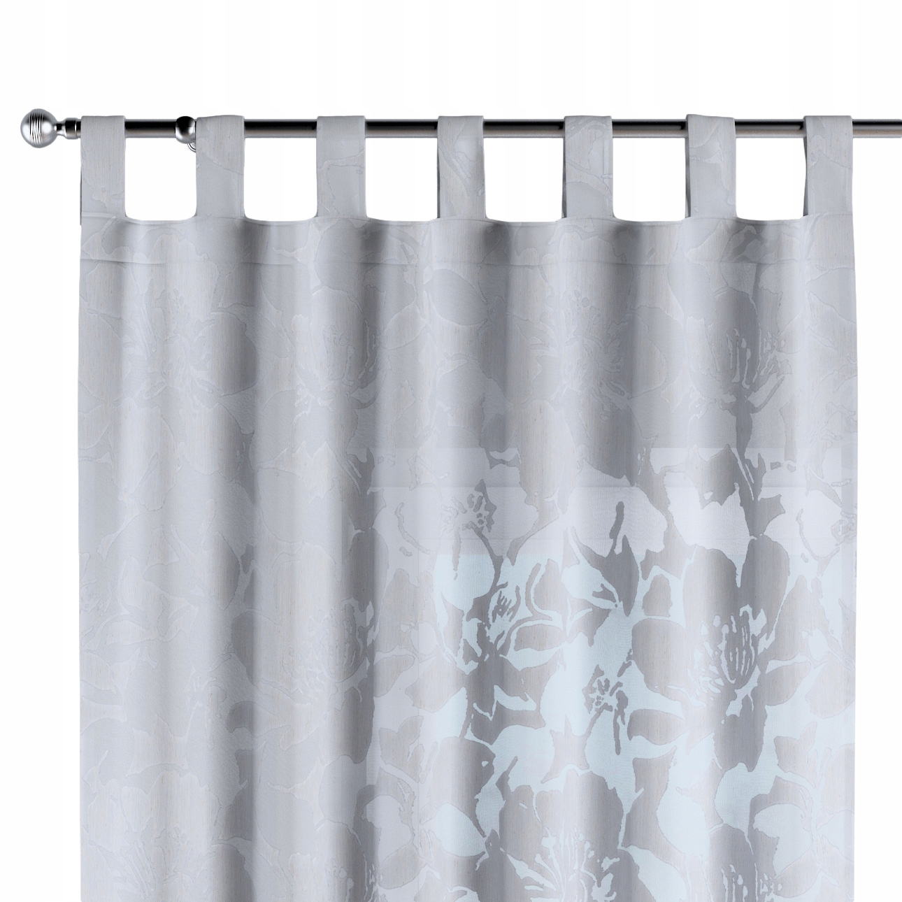 Záves na traky 1 ks 130x245 cm biely