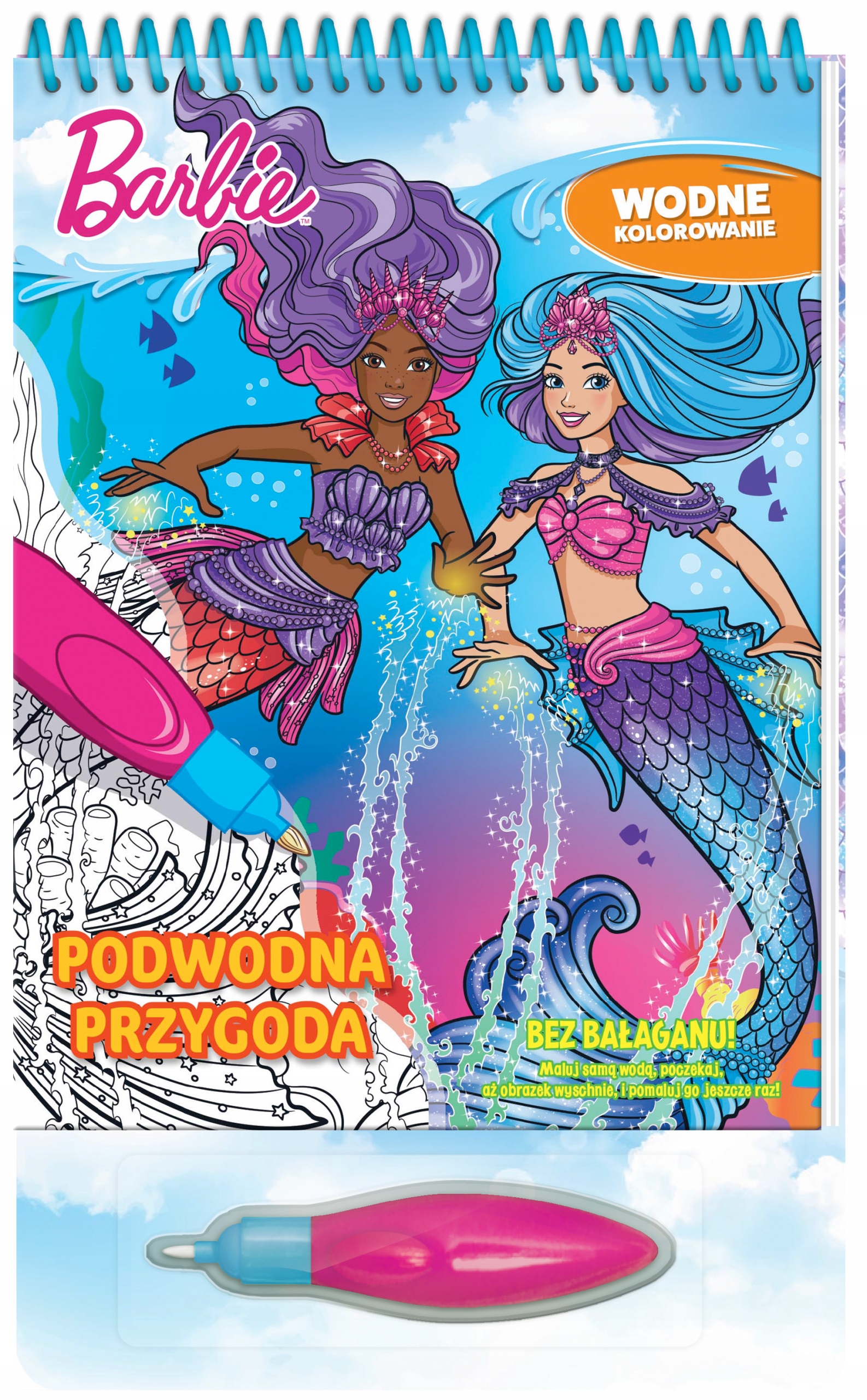 

Barbie Wodne Kolorowanie Wodna Kolorowanka Pisak