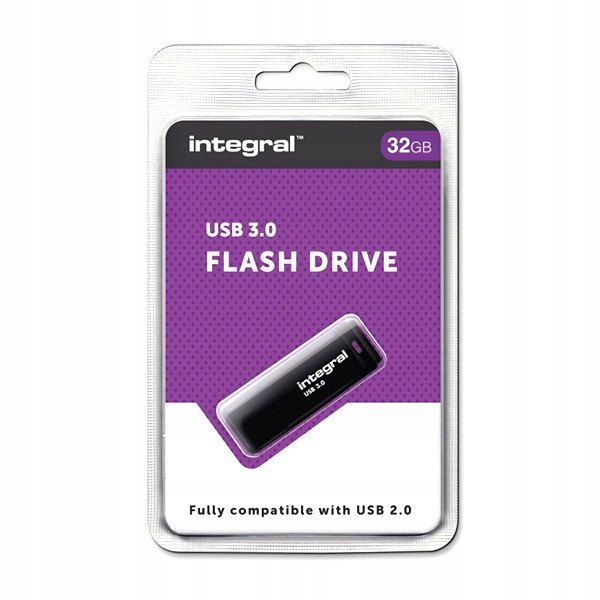 INTEGRAL Pendrive 32GB USB 3.0 Black (czarny) Model BLACK