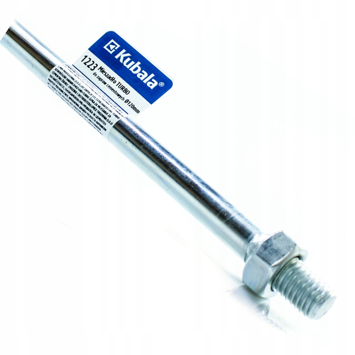 KUBALA MIESZADŁO TURBO DO ZAPRAW CEMENTOWYCH 120MM Marka Kubala