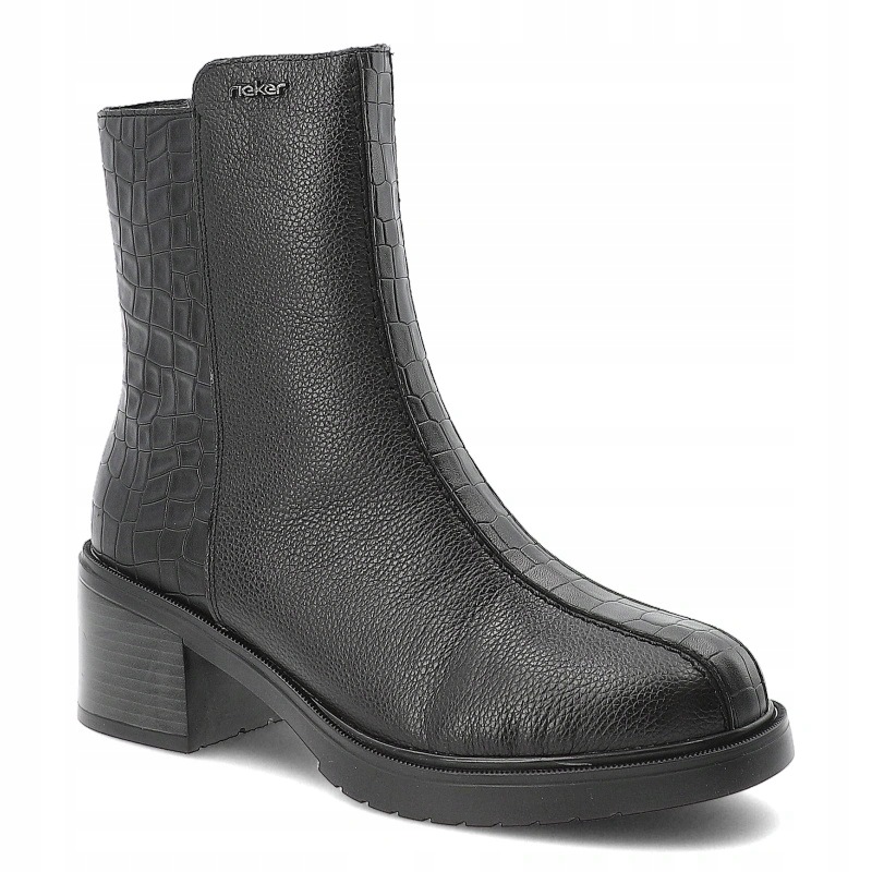 Dámské kotníkové boty Rieker, černé, Y5264-00 Black