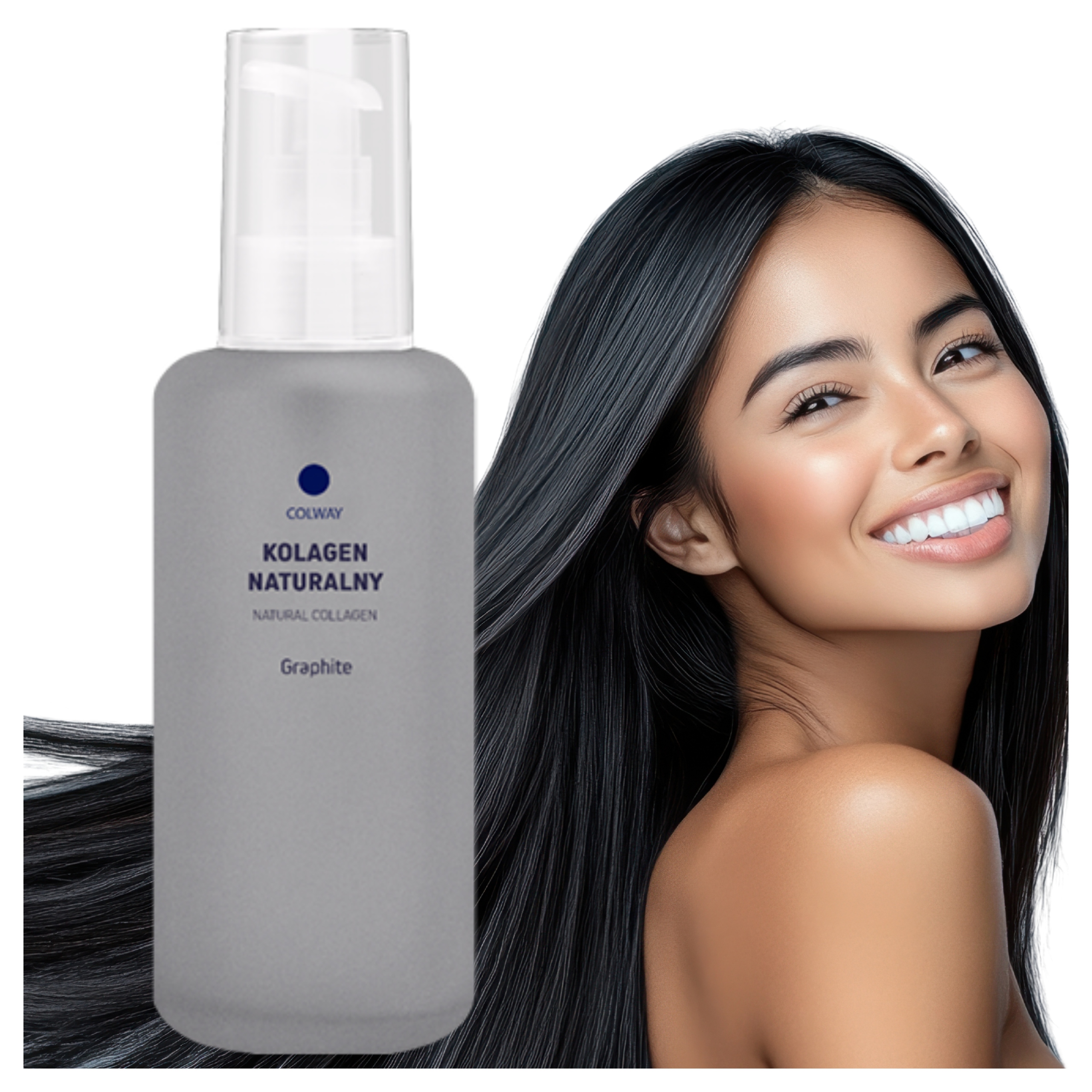 Přírodní rybí kolagen Colway Graphite 200 ml