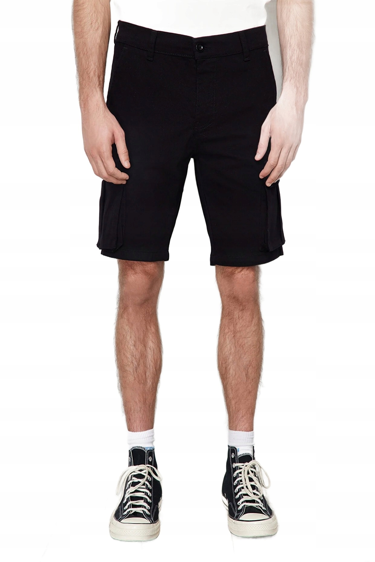 Trendyol Man Černé Kraťasy Kapsáče S Kapsami Na Boku 48 5DA