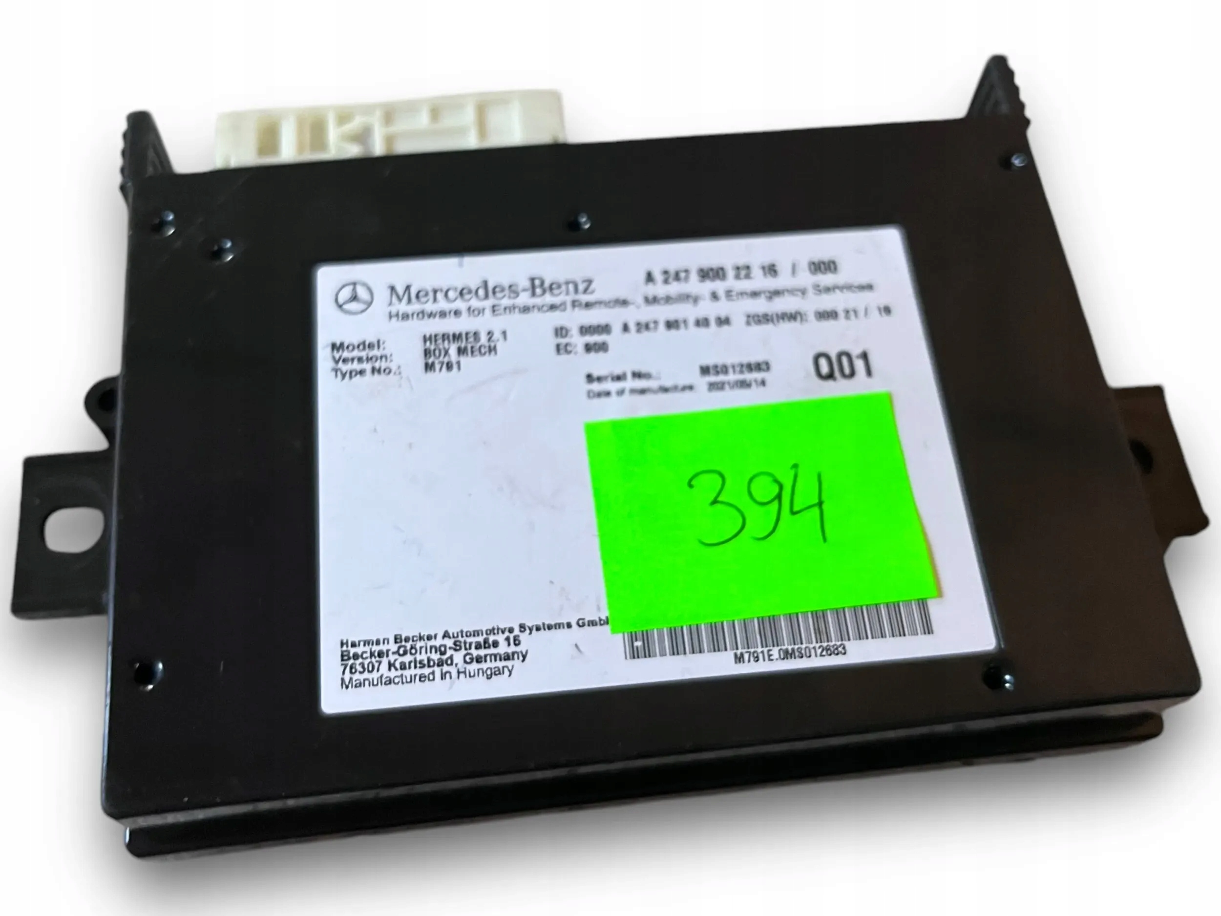MERCEDES W247 control unit TELEMATIK A2479002216 @M