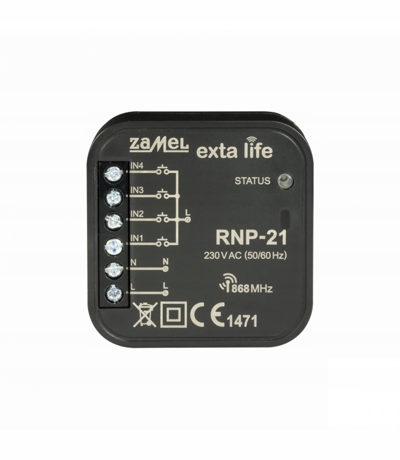 

Zamel Radiowy Nadajnik 4-KANAŁOWY RNP-21 Exta Life